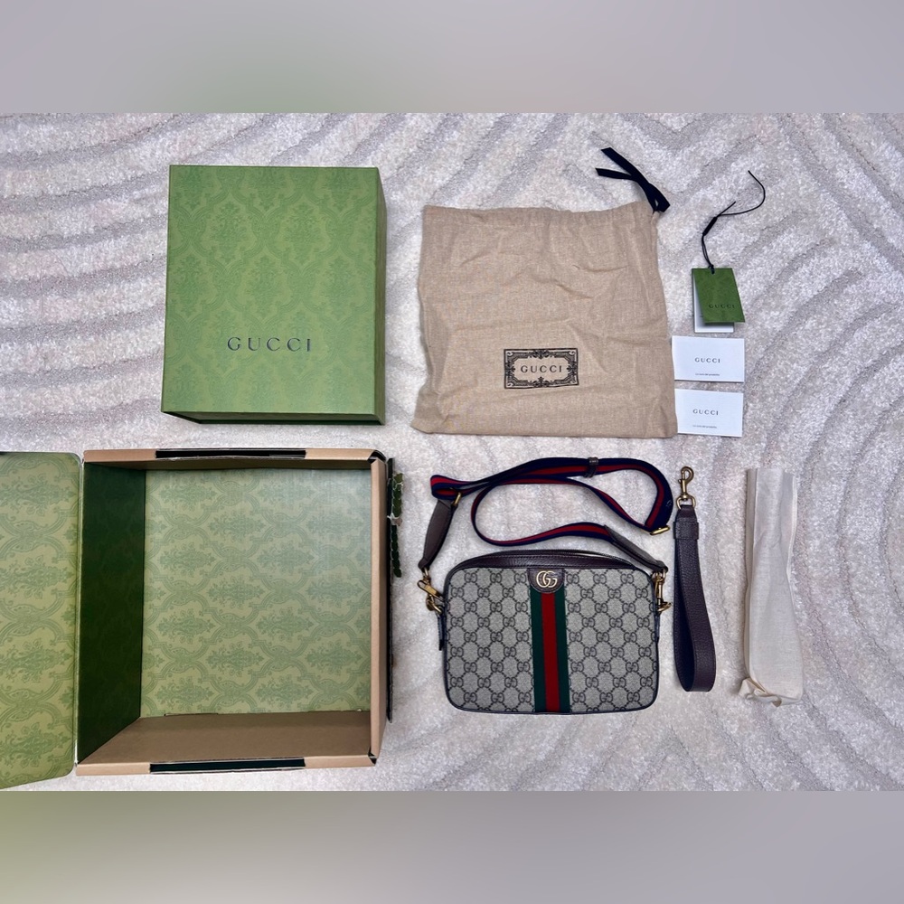 Ophidia Small Crossbody Bag - Original Packaging w Tags - Picture 2 of 11